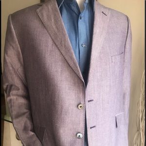 New..Holland & Sherry Custom Made linen Sport coat
